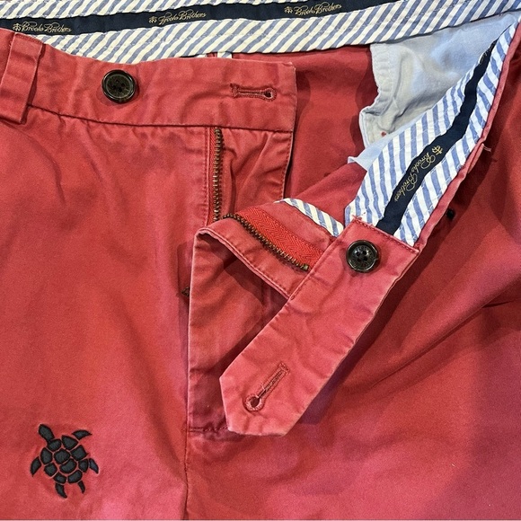 Brooks Brothers Men’s Size 34 Red Sea Turtle Print 10” Bermuda Shorts Cotton - Picture 4 of 7